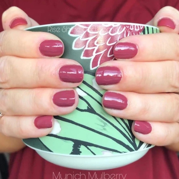 *Retired* Color Street: Munich Mulberry | Berry Red Fall Solid Classic Winter - Picture 7 of 12